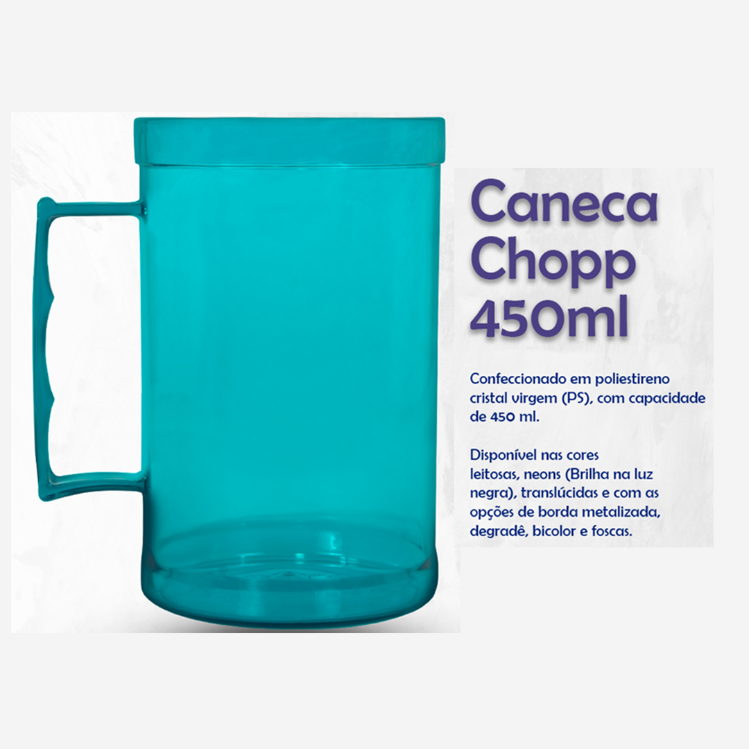 caneca de acrilico de 450mL 25 UNIDADEdades