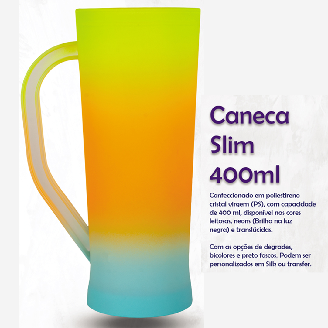 caneca slin pedido 25 unidades