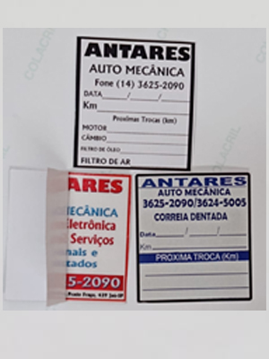 etqueta de oléo pedido minimo 200